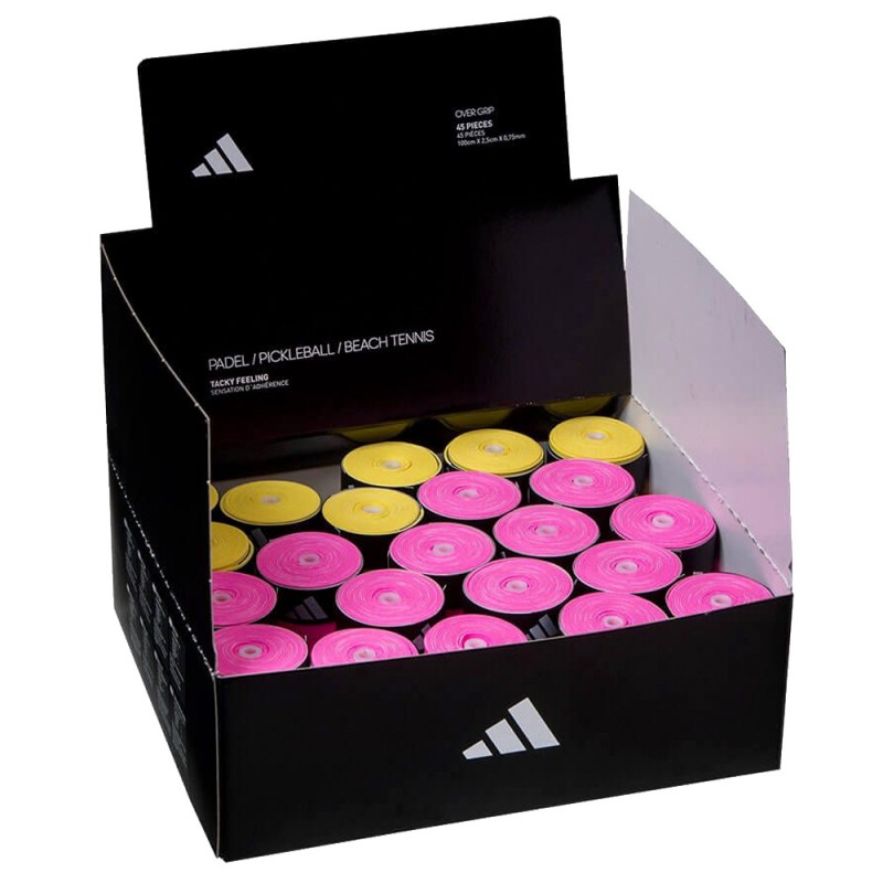 Cubo Adidas Overgrips pack 45 microperforados colores