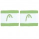 Muñequeras Head Striped 2.5 verdes blancas