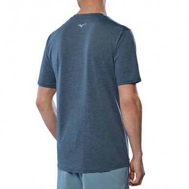 Camiseta Mizuno Core RB Tee azul indigo