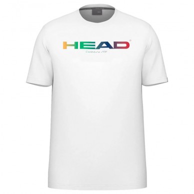 Camiseta Head Rainbow blanca