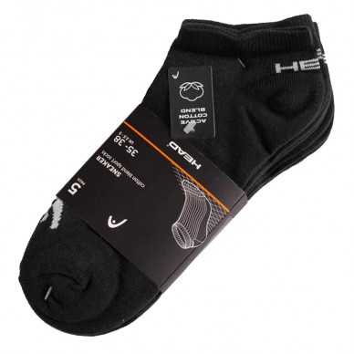 Calcetines Head Tennis 3P All Sports negros