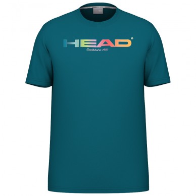 Camiseta Head Rainbow verde azulado