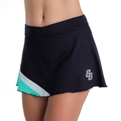 Falda BB Cuba negra verde