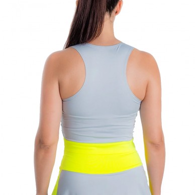 Camiseta BB Bora gris amarilla