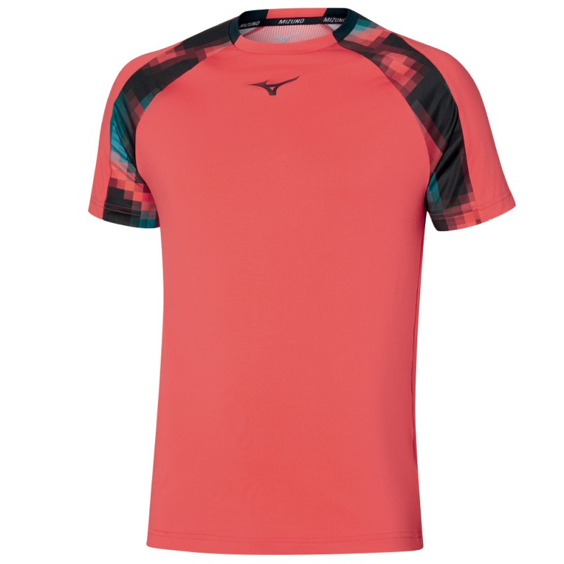 Camiseta Mizuno Tennis Shadow Tee roja Camiseta Mizuno Tennis Shadow Tee roja