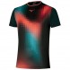 Camiseta Mizuno Tennis Shadow Graphic Tee negra roja