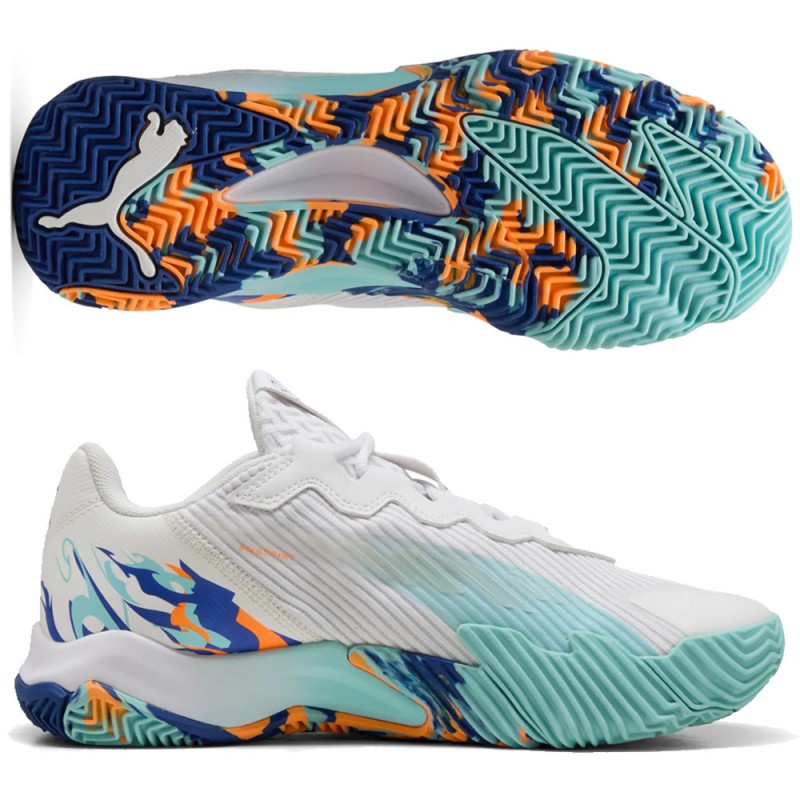 Zapatillas Puma Nova Elite white vivid blue 2025 Zapatillas Puma Nova Elite white vivid blue 2025