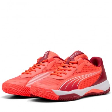 Zapatillas Puma Nova Court red dark crimson 2025