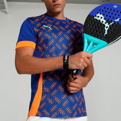 Camiseta Puma Individual Padel Graphic azul