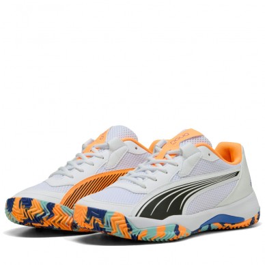 Zapatillas Puma Nova Court white vivid blue 2025