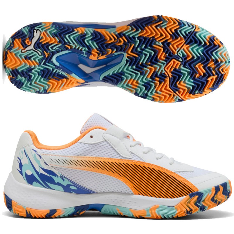 Zapatillas Puma Nova Court white vivid blue 2025 Zapatillas Puma Nova Court white vivid blue 2025