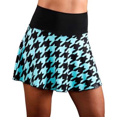 Falda Endless Lux II houndstooth azul