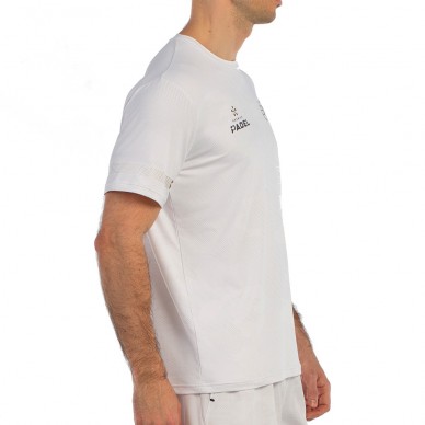 Camiseta Bullpadel Bizme blanca