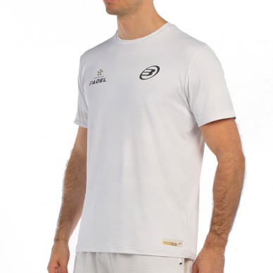 Camiseta Bullpadel Bizme blanca