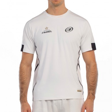 Camiseta Bullpadel Borni blanca