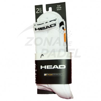 Pack 2 Calcetines Head Blanco