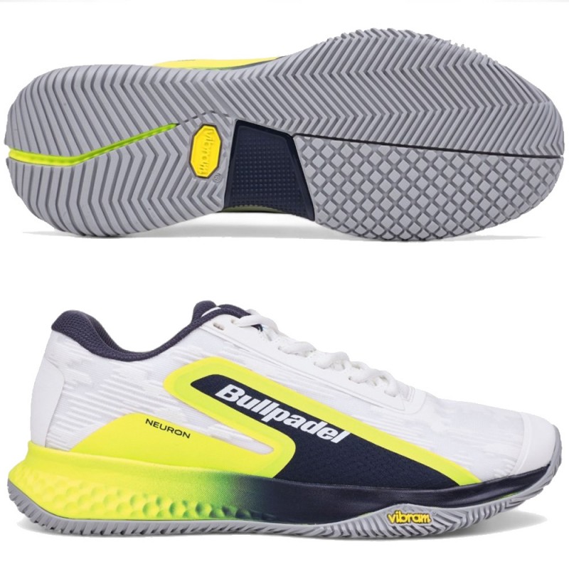 Zapatillas Bullpadel Neuron Vibram 25V white 2025 Zapatillas Bullpadel Neuron Vibram 25V white 2025