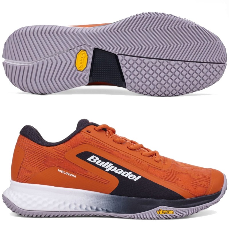 Zapatillas Bullpadel Neuron Vibram 25V orange 2025