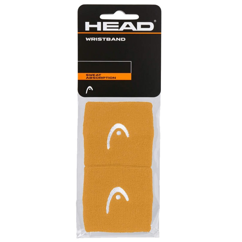 Muñequeras Head 2.5" amarillas