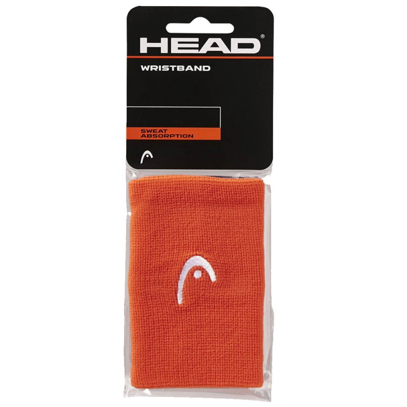 Muñequeras Head 5" naranjas