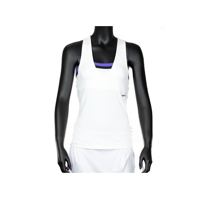 Camiseta naffta Asas CA538 Blanca y morada 2015 Camiseta naffta Asas CA538 Blanca y morada 2015