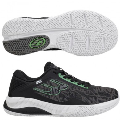 Zapatillas Bullpadel Ionic Woman 25V black green 2025
