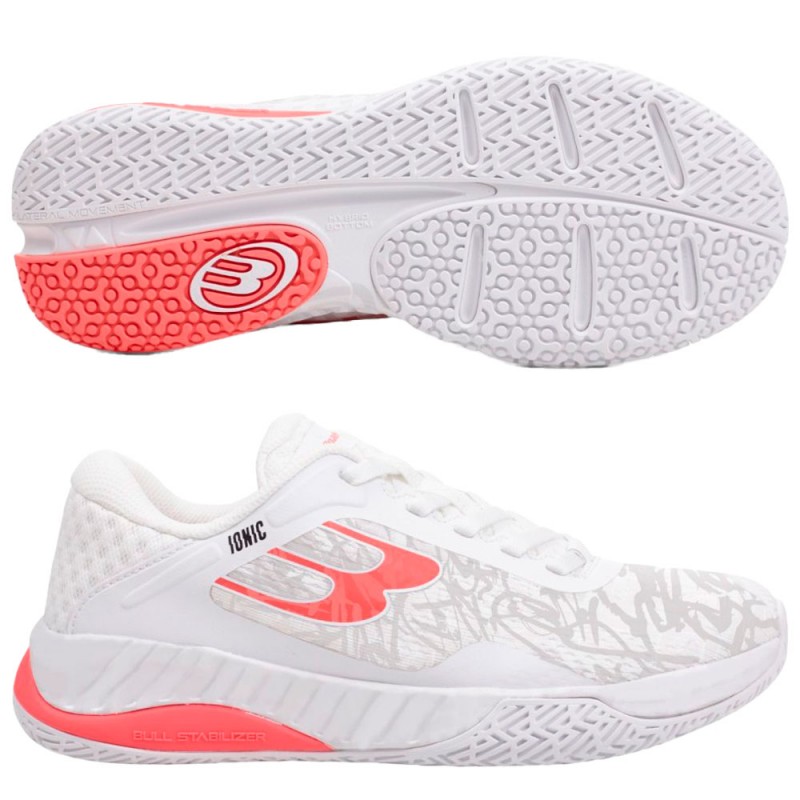 Zapatillas Bullpadel Ionic Woman 25V white pink 2025