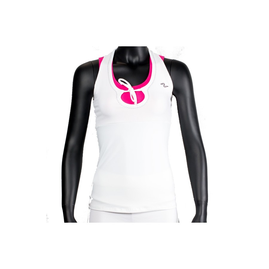 Camisetas Naffta Blanca y fucsia CA533 2015