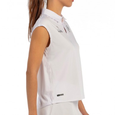 Polo Bullpadel Acido blanco