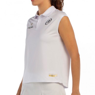 Polo Bullpadel Acido blanco