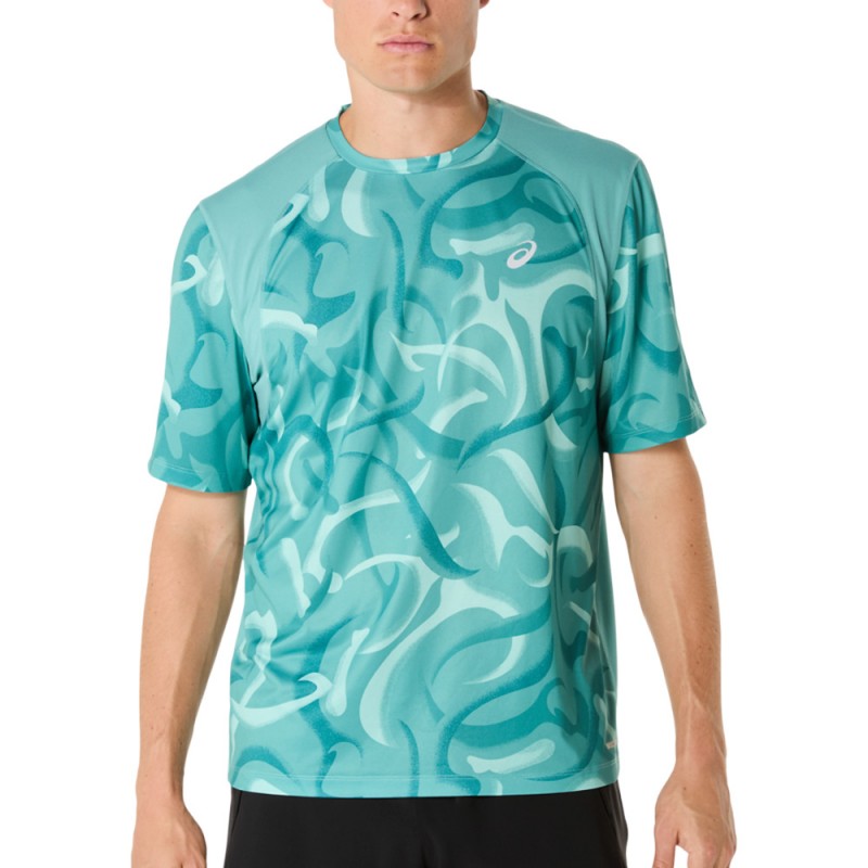 Camiseta Asics Road Lite Show SS Top verde