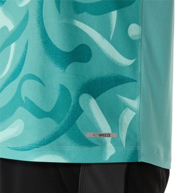 Camiseta Asics Road Lite Show SS Top verde