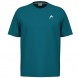 Camiseta Head Slice II azul teal