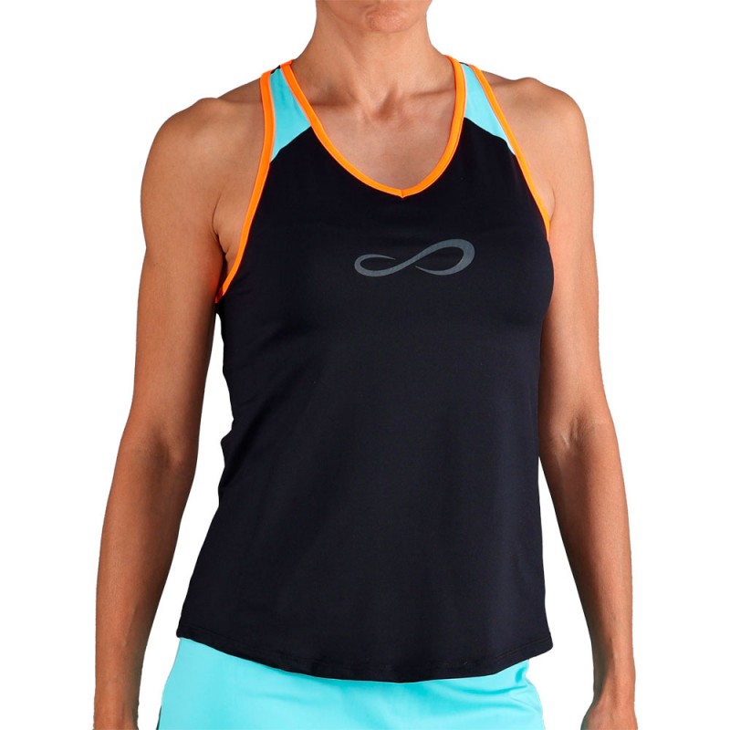 Camiseta Endless Speed V negra azul