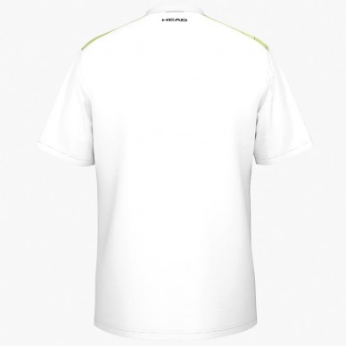 Camiseta Head Topspin blanca lima