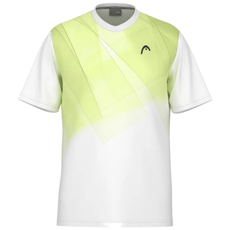 Camiseta Head Topspin blanca lima Camiseta Head Topspin blanca lima