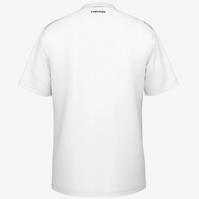 Camiseta Head Topspin azul blanca