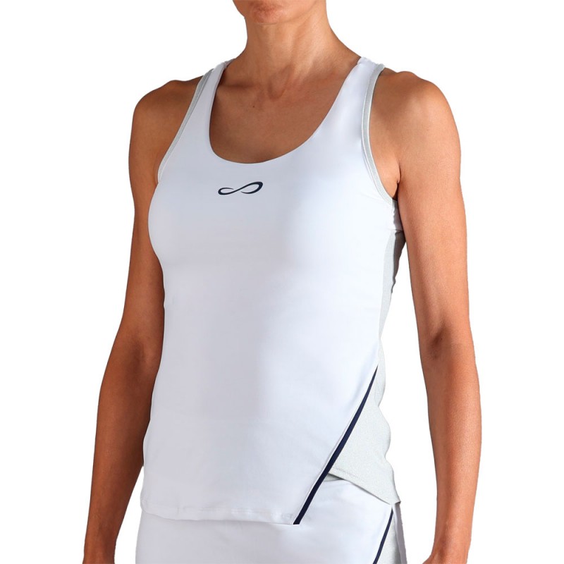 Camiseta Endless Zephyr blanca silver