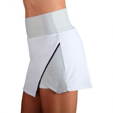Falda Endless Zephyr blanca silver