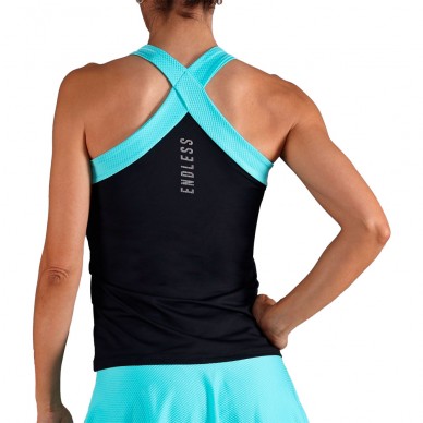 Camiseta Endless Cross negra azul