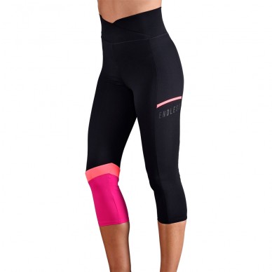 Mallas Endless Line Pocket HW negro rosa
