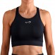 Camiseta Endless Top Crop negra
