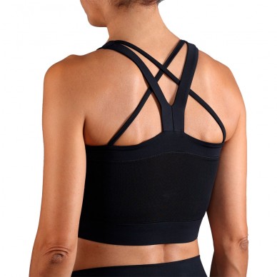 Camiseta Endless Top Crop negra