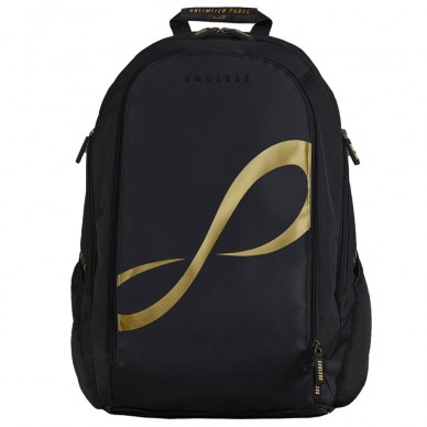 Mochila Endless Icon negra dorada 2025