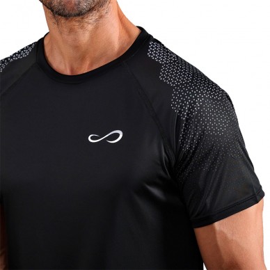 Camiseta Endless Feisty Hexagon negra