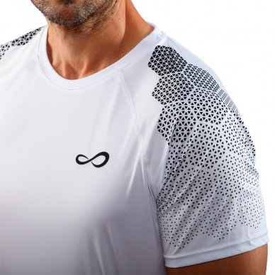 Camiseta Endless Feisty Hexagon blanca