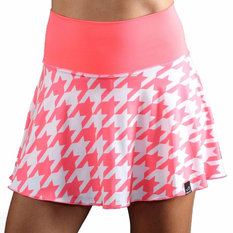 Falda Endless Lux II houndstooth rosa Falda Endless Lux II houndstooth rosa