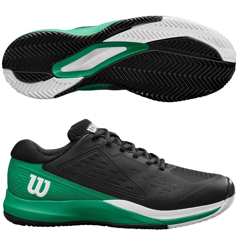 Zapatillas Wilson Rush Pro Ace Clay black bosphorus 2025 Zapatillas Wilson Rush Pro Ace Clay black bosphorus 2025