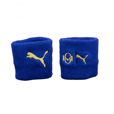 Muñequeras Puma Momo azul fuego