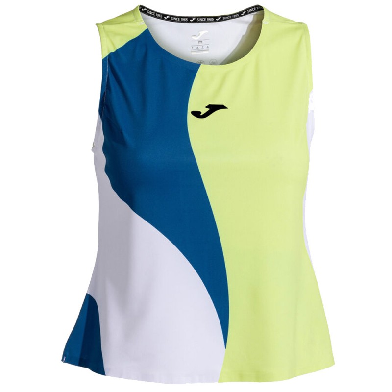 Camiseta Joma Challenger Woman verde azul Camiseta Joma Challenger Woman verde azul